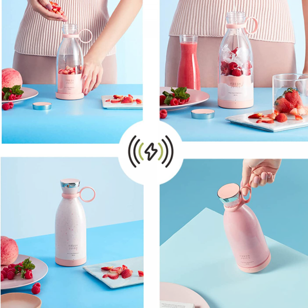 Portable Wireless Charging Blender عصارة محمولة