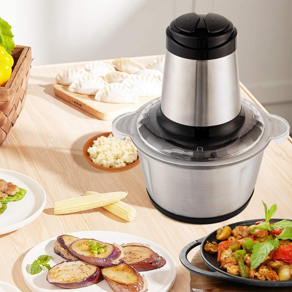 Stainless Steel 3 Speed Chopper and Choker كبة و قطاعة 3 سرعات