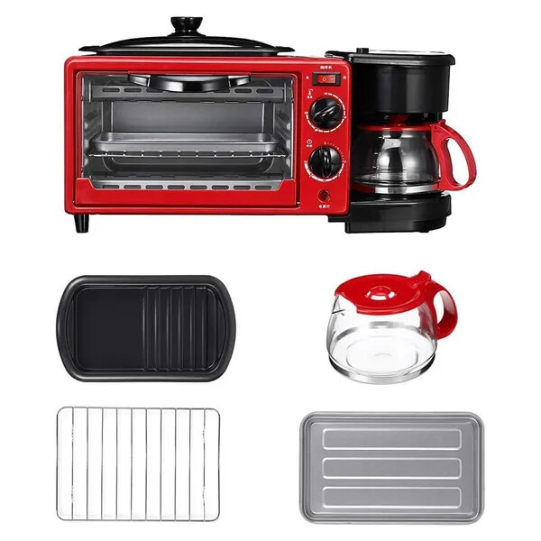 3 In 1 Multifunction Breakfast Machine ماكينة إعداد الفطور متعددة الوظائف