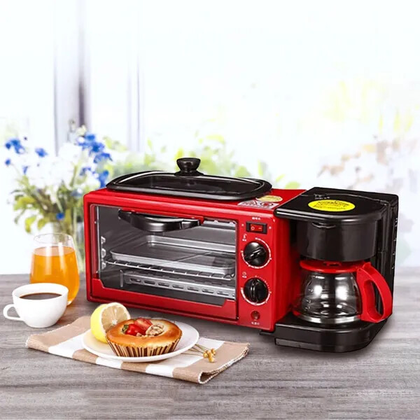 3 In 1 Multifunction Breakfast Machine ماكينة إعداد الفطور متعددة الوظائف