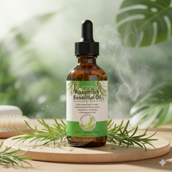 زيت أكليل الجبل لنمو الشعر Growth Hair Rosemary Essential Oil