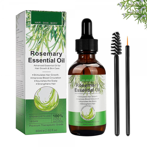 زيت أكليل الجبل لنمو الشعر Growth Hair Rosemary Essential Oil
