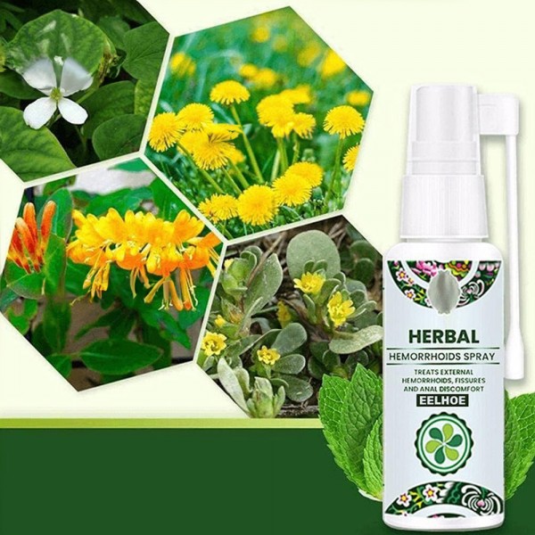 بخاخ الأعشاب الطبيعية HACORO 30ml Hemorrhoid Treatment Spray