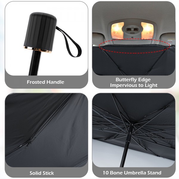 Foldable Car Umbrella Sunshade مظلة السيارة القابلة للطي