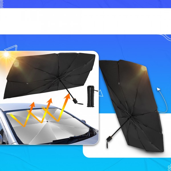 Foldable Car Umbrella Sunshade مظلة السيارة القابلة للطي