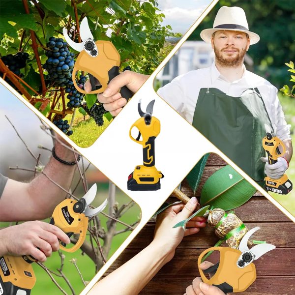 DENX Electric Pruning Machine مقص تقليم الاشجار كهربائي لاسلكي ضمان عام