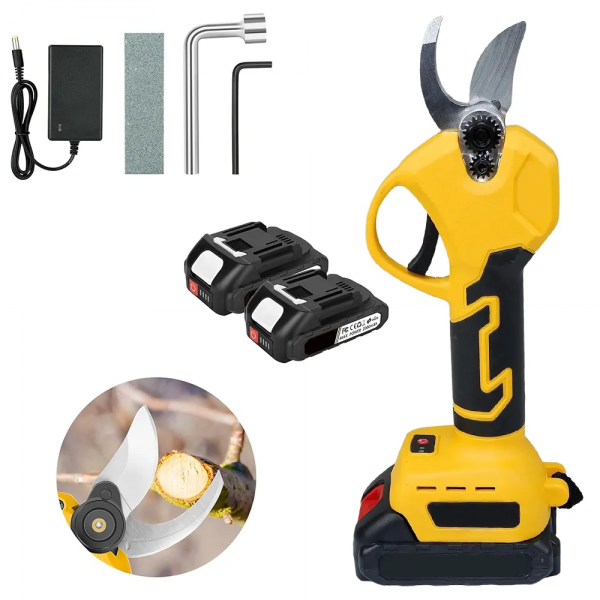 DENX Electric Pruning Machine مقص تقليم الاشجار كهربائي لاسلكي ضمان عام