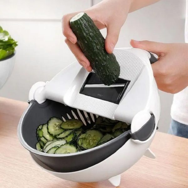 9 in 1 Multifunction Magic Rotate Vegetable Cutter - القطاعة الحديثة 9 في 1 - الصورة 6
