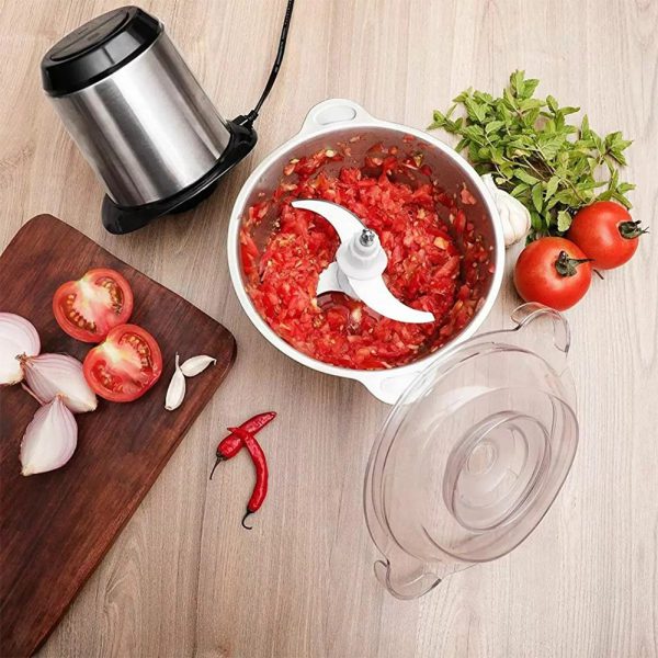 Stainless Steel 3-Speed Chopper and Choker  كبة و قطاعة 3 سرعات - الصورة 3