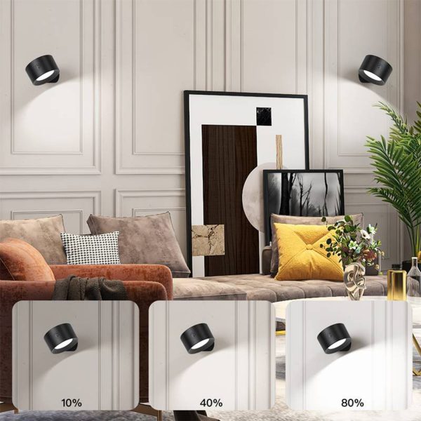 مصباح LED مثبت على الحائط - LED Rechargeable Wall Light/Sconce - الصورة 6
