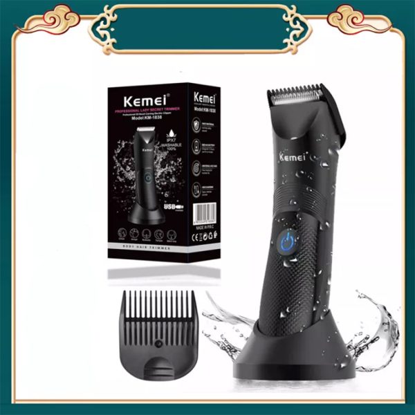 KM-1838 WaterProof ماكينة حلاقة كيمي للرجال و النساء - الصورة 5