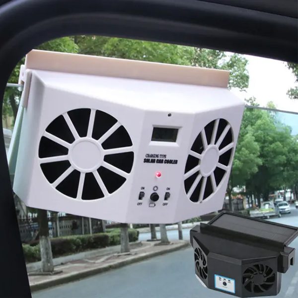 ⁦مروحة تبريد السيارة بالطاقة الشمسيه - Solar Car Cooling Fan⁩ - الصورة ⁦5⁩