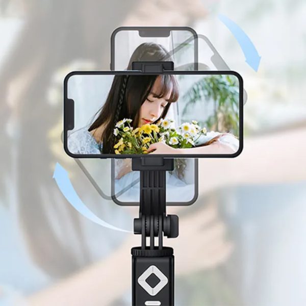 Selfie Stick With Ring Light سيلفي ستيك 2 × 1 - الصورة 4