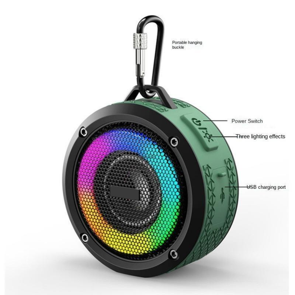 Waterproof bluetooth speaker colorful سماعات بلوتوث مقاومة للماء ملونة - الصورة 7