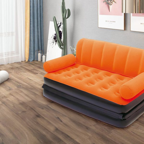 Bestway Multi-Max Air Couch With Sidewinder Ac Air Pump - عرض 2 كرسي سرير قابل للنفخ للتخييم - الصورة 3