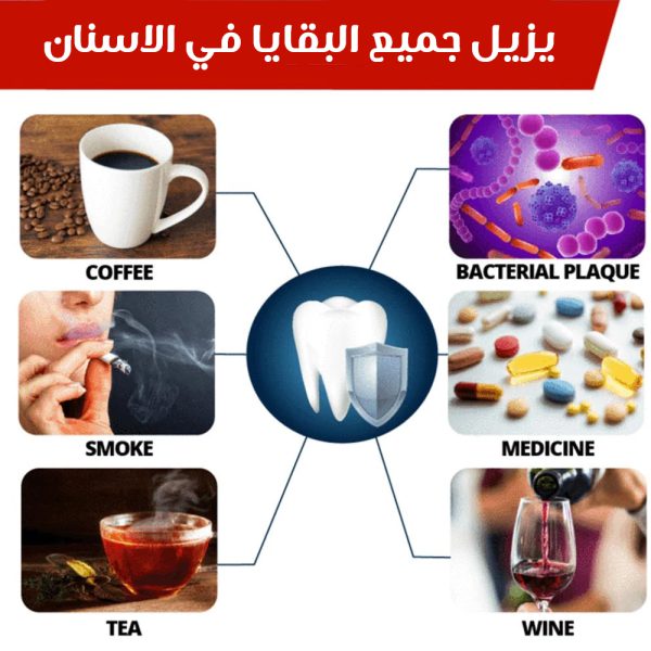 عرض 2 قطعة Baking Soda Whitening Toothpaste معجون تبيض الاسنان - الصورة 3