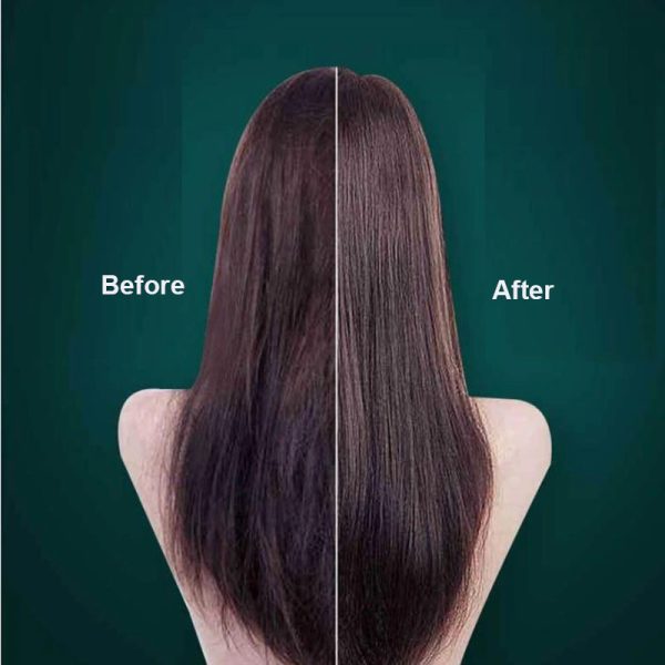 ⁦فرشاة فك تشابك الشعر الحرارية 2 In 1 Electric Straightener⁩ - الصورة ⁦3⁩