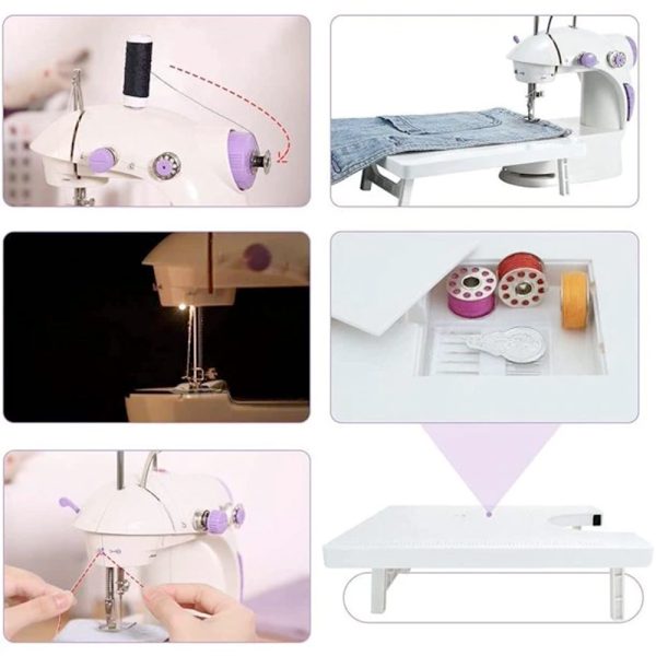 • ماكينة خياطة محمولة كهربائية - Portable Electric Sewing Machine - الصورة 3