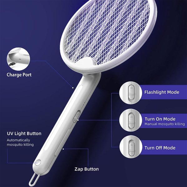 Hands-free handheld bug zapper - صاعق حشرات محمول بدون استخدام اليدين - الصورة 4