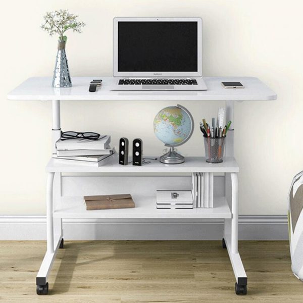 Mobile Stand-up Computer Desk طاولة الكمبيوتر قابلة للتحريك - الصورة 3
