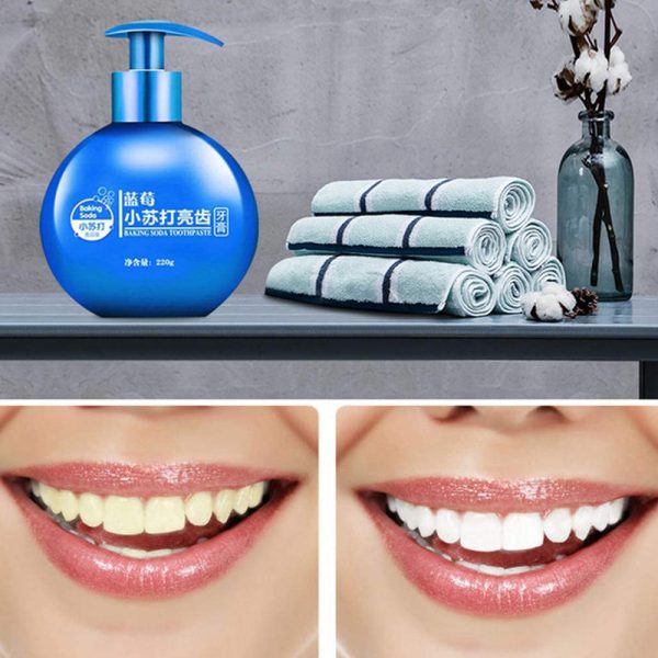 عرض 2 قطعة Baking Soda Whitening Toothpaste معجون تبيض الاسنان - الصورة 4