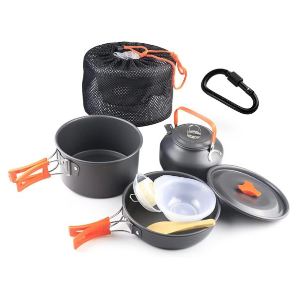 ⁦• AVCXEC Camping Cookware Set - مجموعة تجهيزات المطابخ للتخييم من AVCXEC⁩ - الصورة ⁦7⁩