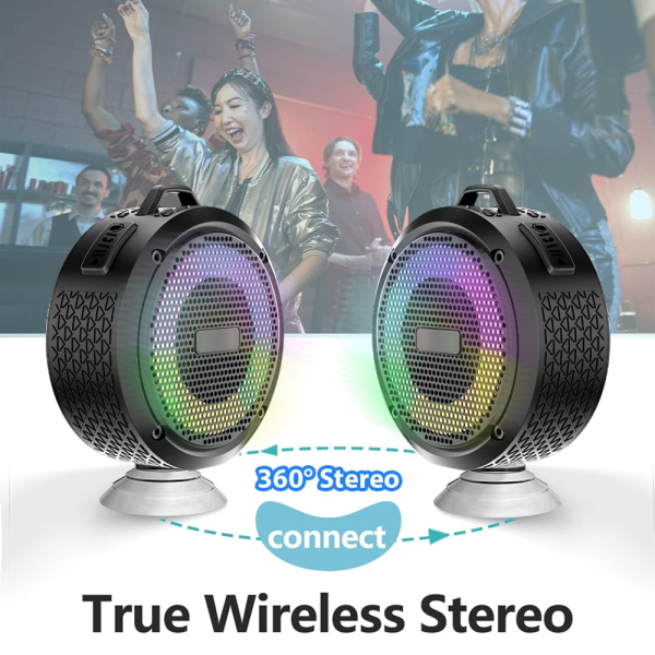 Waterproof bluetooth speaker colorful سماعات بلوتوث مقاومة للماء ملونة - الصورة 4