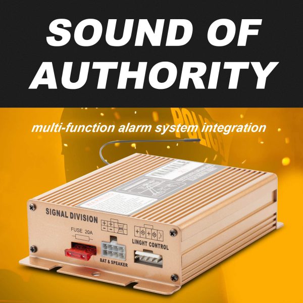 Siren X5 18 Tones 12V 200W صفارة الإنذار X5 18 نغمات 12V 200W - الصورة 4