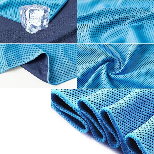 ⁦Stay Cool Microfiber Ice Towel- عرض 3 منشفة الثلج المايكروفايبر⁩ - الصورة ⁦4⁩
