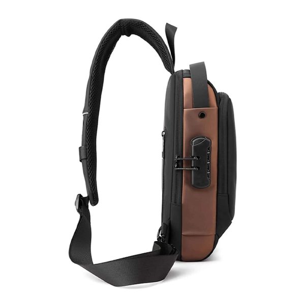 عرض 2  Portable Waterproof USB Bag شنطة ظهر كروس بودي مضادة للماء - الصورة 5