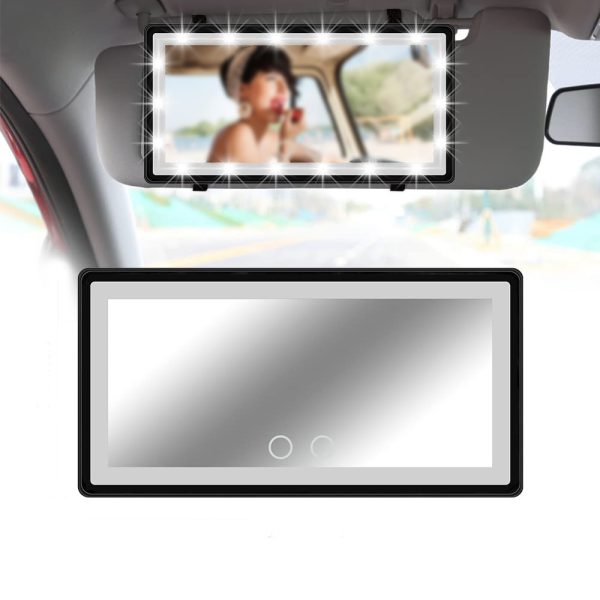 Led Light Mirror مرايا ليد للسيارة - الصورة 3