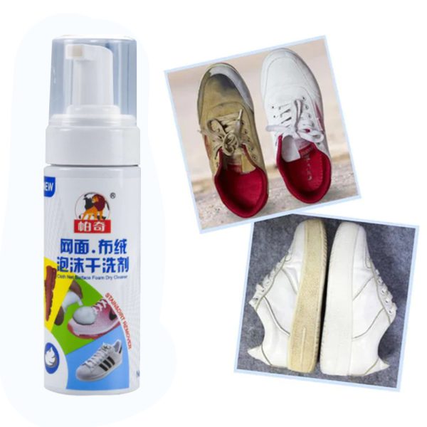 عرض 2 قطعة Shoes Cleaner Foam Spray منظف الأحذية بخاخ فوم - الصورة 5