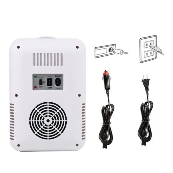 12 Litre, Portable Fridge,LED Mirror Noise Reduction Tec -ثلاجه محمولة 12 لتر - الصورة 8