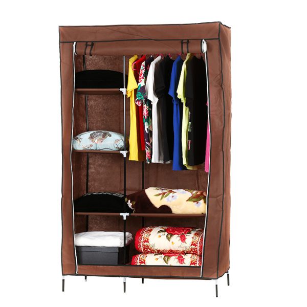 عرض 2 خزانة ملابس متنقلة - Portable Foldable Fabric Wardrobe Storage - الصورة 4