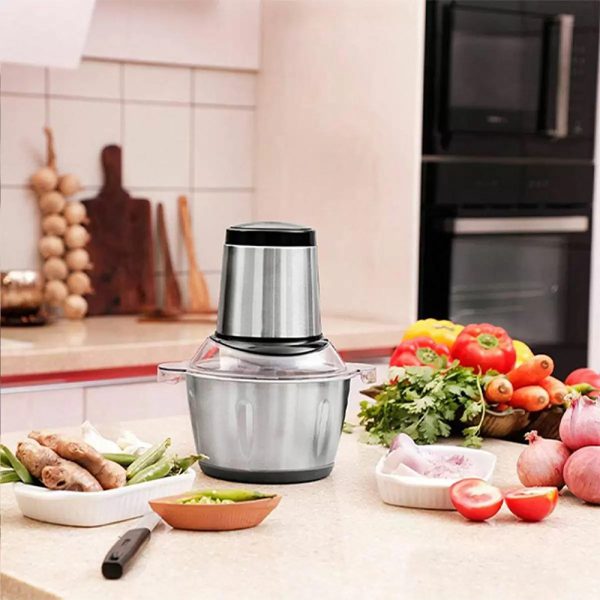 Stainless Steel 3-Speed Chopper and Choker  كبة و قطاعة 3 سرعات - الصورة 4