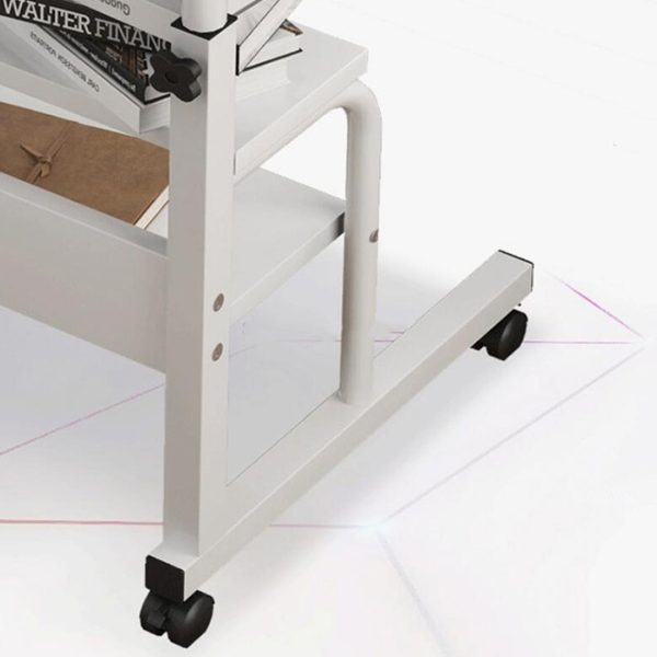 Mobile Stand-up Computer Desk طاولة الكمبيوتر قابلة للتحريك - الصورة 5
