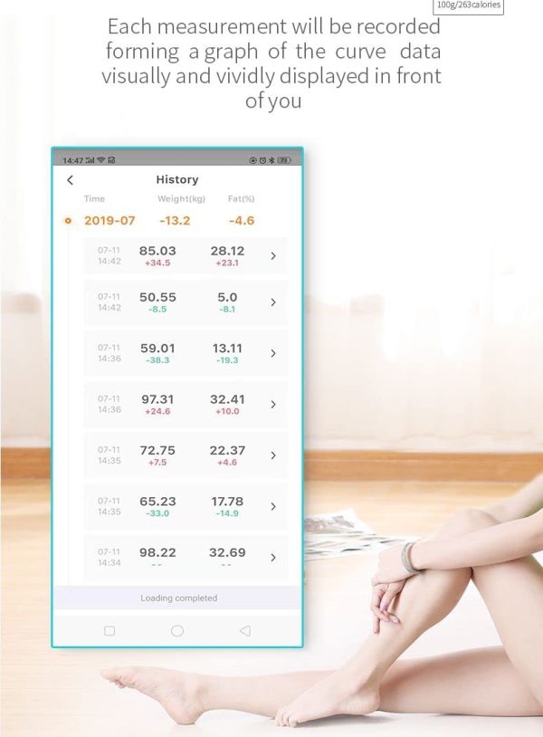 Bluetooth InBody Fat Digital Scale - الصورة 3