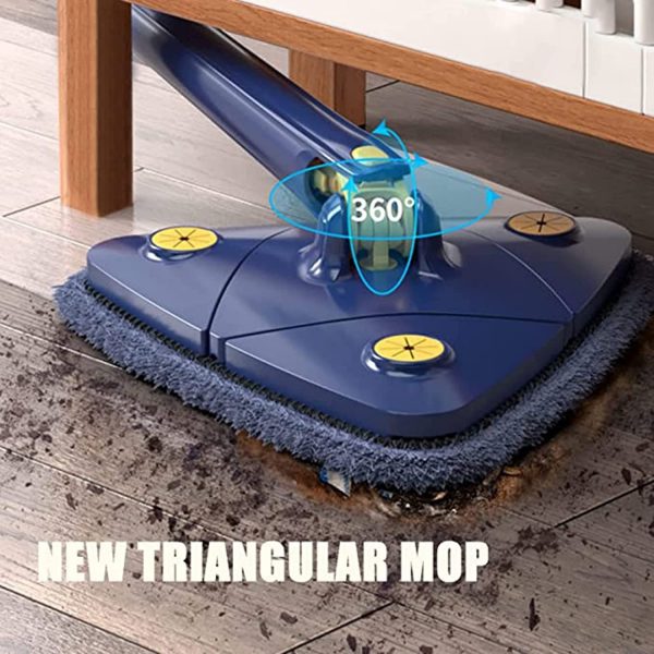 360 Degree Rotatable Adjustable Cleaning Mop مساحة موب دوارة 360 - الصورة 3