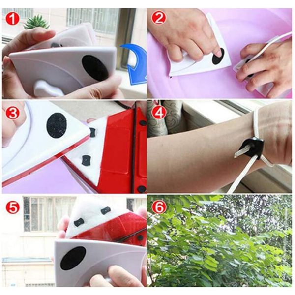 ⁦DoubleFaced Glass Cleaner أداة تنظيف الزجاج المغناطيسية⁩ - الصورة ⁦4⁩