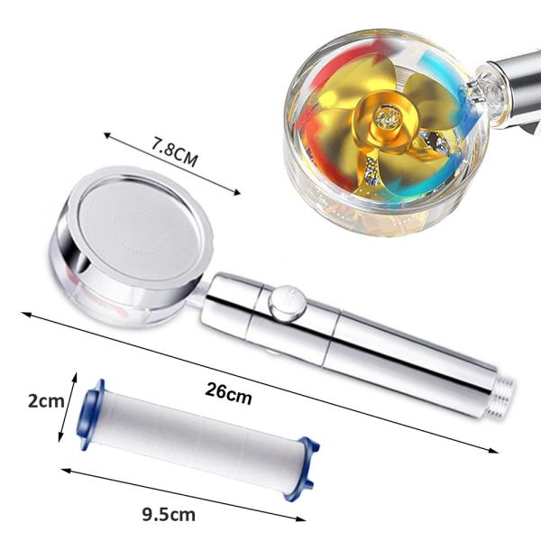 ⁦Turbo Shower Head With Filter - رأس تربو شاور مع فلتر⁩ - الصورة ⁦5⁩