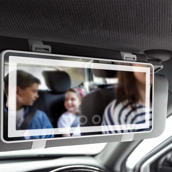⁦عرض 2  Led Light Mirror مرايا ليد للسيارة⁩ - الصورة ⁦3⁩