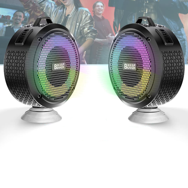 عرض 2 Waterproof bluetooth speaker colorful سماعات بلوتوث مقاومة للماء ملونة - الصورة 3