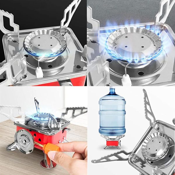 عرض 2 سخان الرحلات ١ شغلة - Portable Camping Stove - الصورة 3