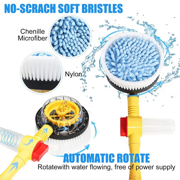Rotary car wash brush - فرشاة غسيل السيارة الدوارة - الصورة 6