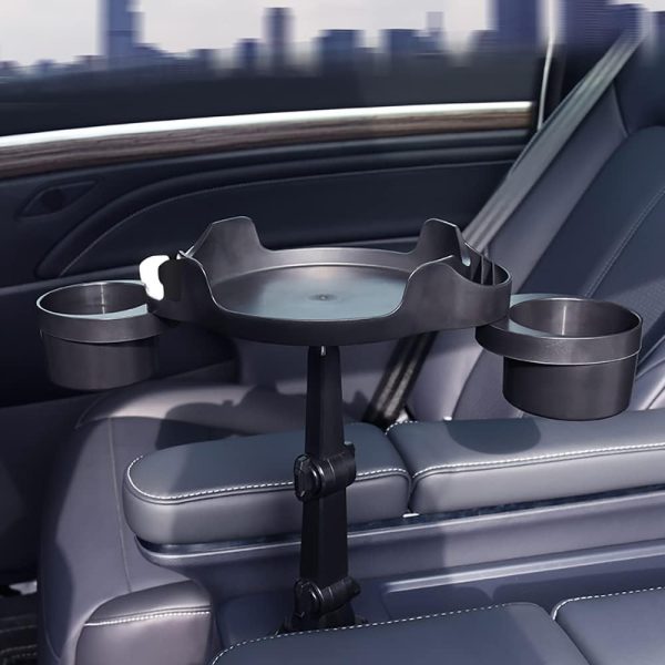 ⁦Car Cup Holder Expander, Car Food Tray, 360° -  حامل أكواب للسيارة⁩ - الصورة ⁦3⁩