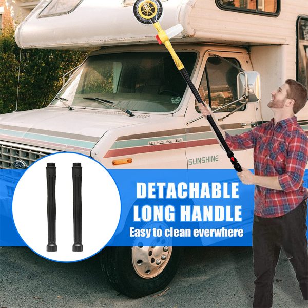 Rotary car wash brush - فرشاة غسيل السيارة الدوارة - الصورة 4