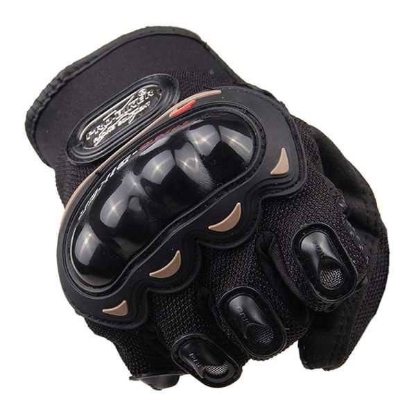 Bike Gloves Carbon Fiber With Screen Touch Fingers قفازات دراجة نارية ، قفازات كاملة الأصابع من ألياف الكربون - الصورة 4