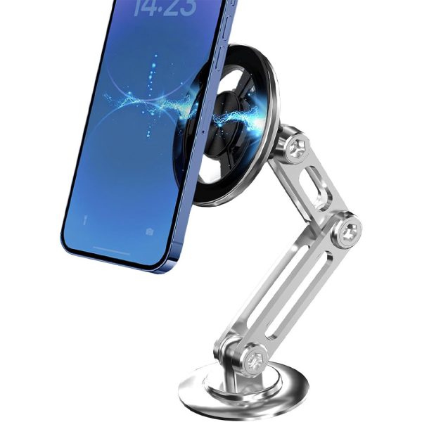 حامل هاتف مغناطيسي للسيارة 360 درجة - 360 degree magnetic car phone holder - الصورة 3