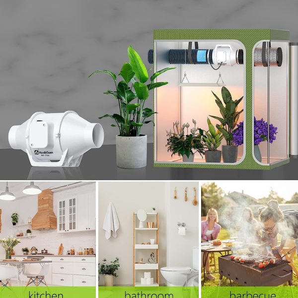 System Exhaust Air for Bathroom Kitchen - شفاط ونظام تهوية مختلط عرض 2 - الصورة 4