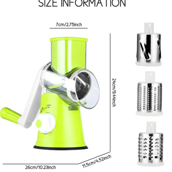 عرض قطعتين مبشرة الطبل Bundle 2 pieces of 3 in 1 slicer - الصورة 8